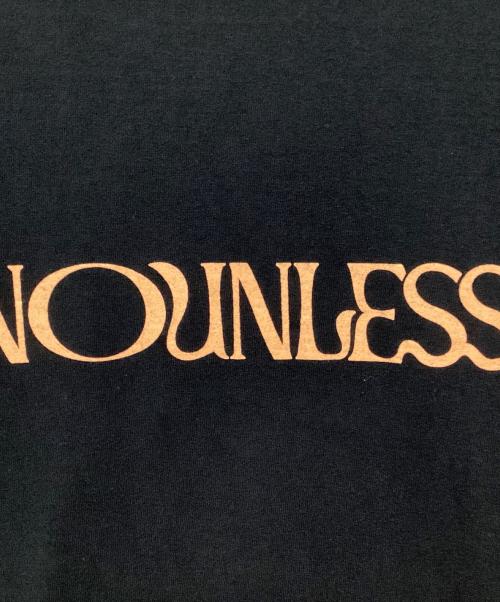 NOUNLESS（ナウンレス）NOUNLESS (ナウンレス) ロゴロングスリーブTシャツ ブラック サイズ:表記なしの古着・服飾アイテム