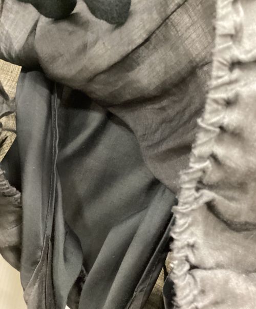 Maison IENA（メゾンイエナ）Maison IENA (メゾンイエナ) バルーンミドリフブラウス ブラック サイズ:サイズ表記無しの古着・服飾アイテム