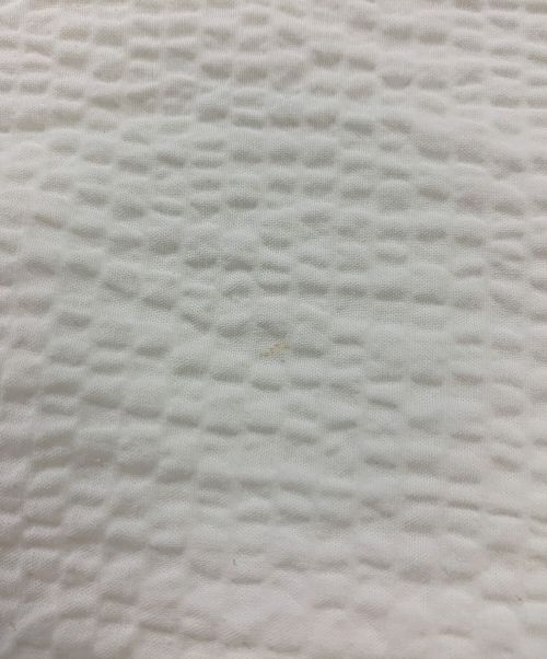 IENA（イエナ）IENA (イエナ) コットンリップルウエストシェイプワンピース ホワイト サイズ:34の古着・服飾アイテム