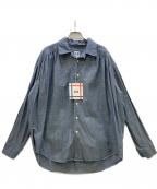 AiEエーアイイー）の古着「CHAMBRAY PAINTER SHIRT」｜ネイビー