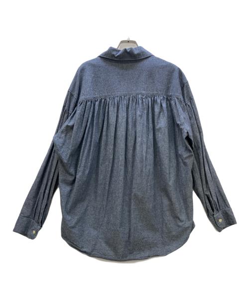 AiE（エーアイイー）AiE (エーアイイー) CHAMBRAY PAINTER SHIRT ネイビー サイズ:Sの古着・服飾アイテム