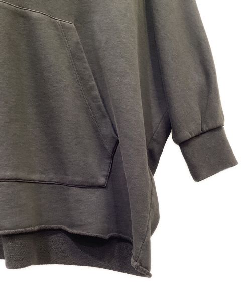 JAMES PERSE（ジェームスパース）JAMES PERSE (ジェームスパース) コットンジャージー フーデッドプルオーバー ブラックの古着・服飾アイテム