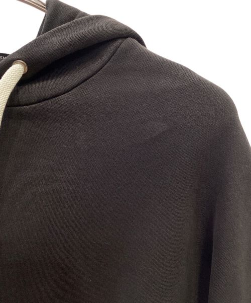 JAMES PERSE（ジェームスパース）JAMES PERSE (ジェームスパース) コットンジャージー フーデッドプルオーバー ブラックの古着・服飾アイテム