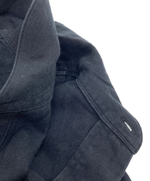 SUZUKI TAKAYUKI（スズキタカユキ）SUZUKI TAKAYUKI (スズキタカユキ) one-piece shawl-collar shirt ブラック サイズ:1の古着・服飾アイテム