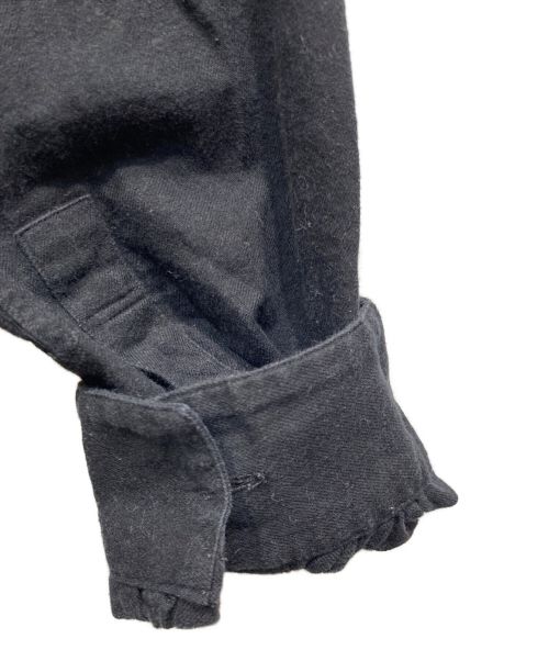 SUZUKI TAKAYUKI（スズキタカユキ）SUZUKI TAKAYUKI (スズキタカユキ) one-piece shawl-collar shirt ブラック サイズ:1の古着・服飾アイテム