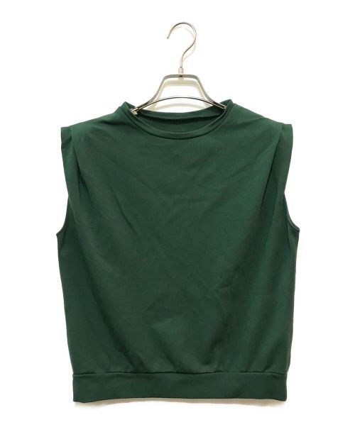 anuans（アニュアンス）anuans (アニュアンス) ショルダータックカットセットアップ グリーン サイズ:Sの古着・服飾アイテム