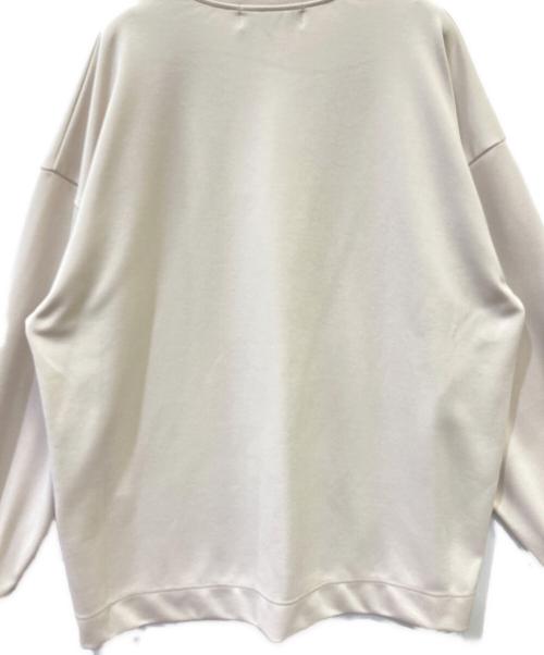 CULLNI（クルニ）CULLNI (クルニ) ロゴ刺繍ポンチョスウェット グレージュ サイズ:2 未使用品の古着・服飾アイテム