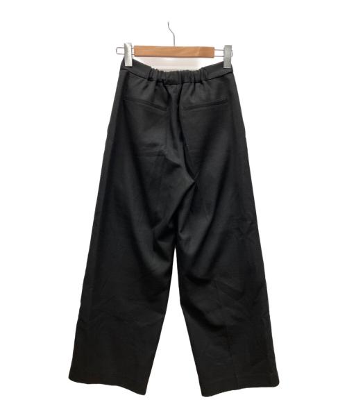 AKTE（アクテ）AKTE (アクテ) リネンライクタックパンツ ブラック サイズ:1の古着・服飾アイテム