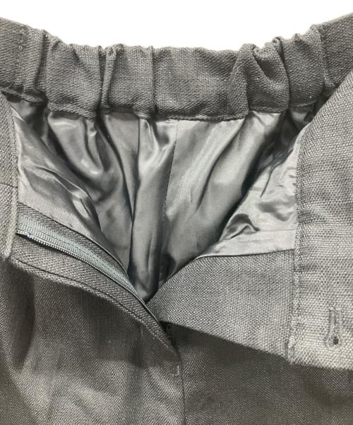 AKTE（アクテ）AKTE (アクテ) リネンライクタックパンツ ブラック サイズ:1の古着・服飾アイテム