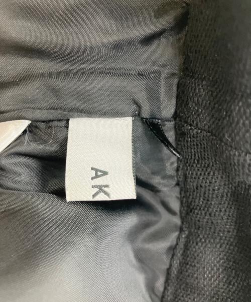 AKTE（アクテ）AKTE (アクテ) リネンライクタックパンツ ブラック サイズ:1の古着・服飾アイテム