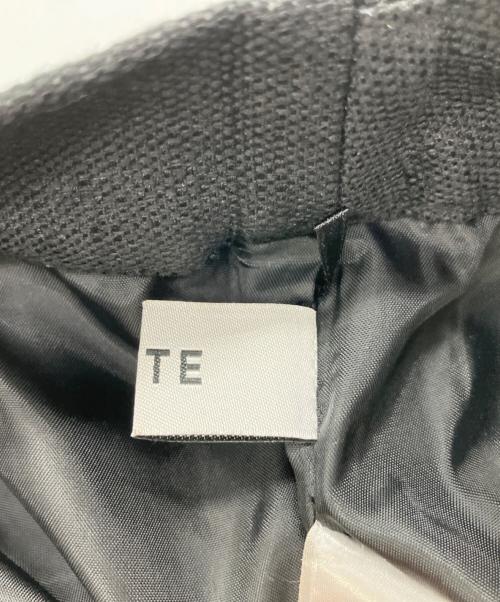 AKTE（アクテ）AKTE (アクテ) リネンライクタックパンツ ブラック サイズ:1の古着・服飾アイテム