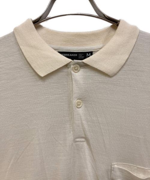 Icebreaker（アイスブレーカー）Icebreaker (アイスブレーカー) クールライトショートスリーブポロ ホワイト サイズ:Mの古着・服飾アイテム