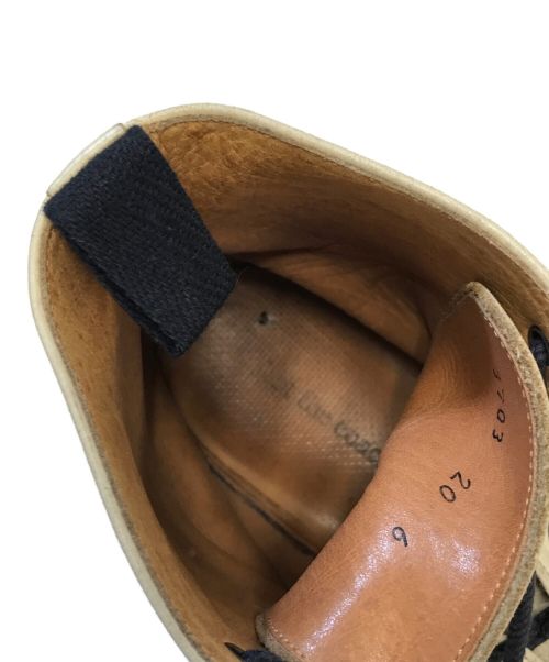 foot the coacher（フットザコーチャー）foot the coacher (フットザコーチャー) カントリーブーツ アイボリー サイズ:6の古着・服飾アイテム