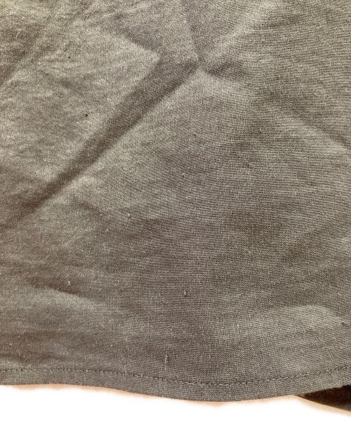 theory luxe（セオリーリュクス）theory luxe (セオリーリュクス) リネン混ノースリーブワンピース ブラック サイズ:38の古着・服飾アイテム