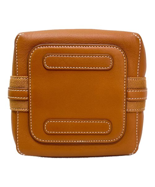 LORO PIANA（ロロピアーナ）LORO PIANA (ロロピアーナ) マイクロベイルバッグ ウォーム・タン サイズ:マイクロの古着・服飾アイテム