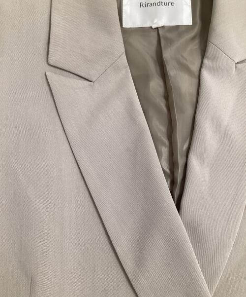 Rirandture（リランドチュール）Rirandture (リランドチュール) オータムダブルジャケット ベージュ サイズ:2の古着・服飾アイテム