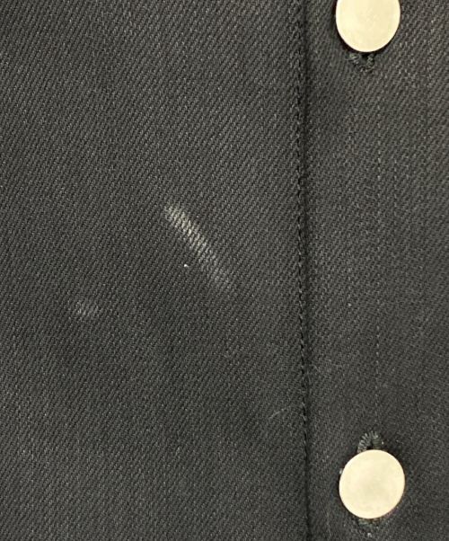 RAF SIMONS（ラフシモンズ）RAF SIMONS (ラフシモンズ) DENIM EASY FIT SHIRT COUPLE BACK ブラック サイズ:FREEの古着・服飾アイテム