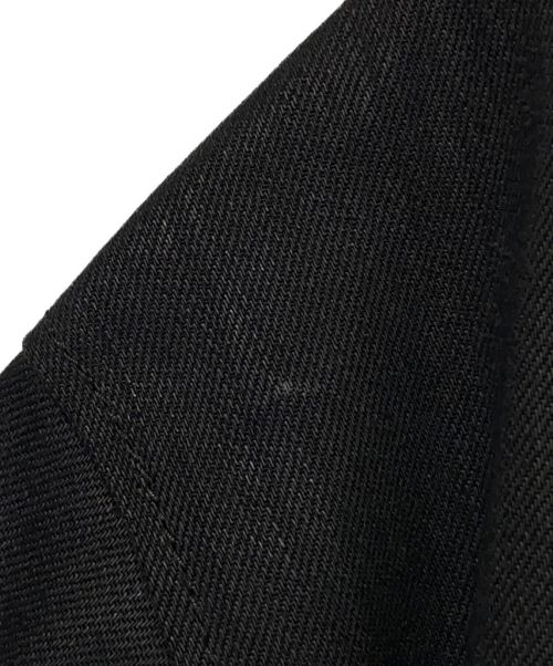 RAF SIMONS（ラフシモンズ）RAF SIMONS (ラフシモンズ) DENIM EASY FIT SHIRT COUPLE BACK ブラック サイズ:FREEの古着・服飾アイテム