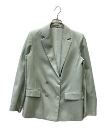 ANAYI（アナイ）の古着「ドライツイル袖スリットジャケット」｜ライトグリーン