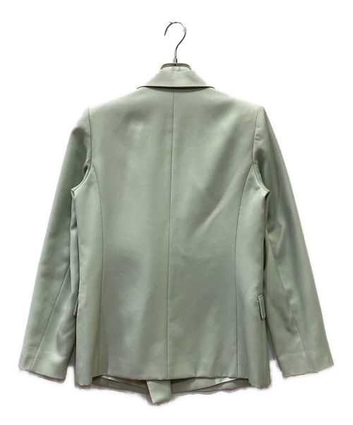 ANAYI（アナイ）ANAYI (アナイ) ドライツイル袖スリットジャケット ライトグリーン サイズ:38の古着・服飾アイテム