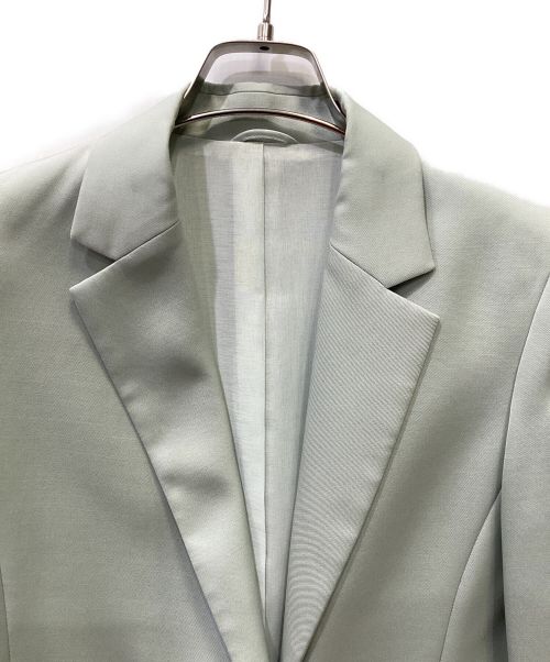 ANAYI（アナイ）ANAYI (アナイ) ドライツイル袖スリットジャケット ライトグリーン サイズ:38の古着・服飾アイテム