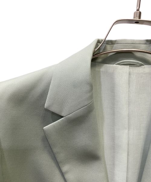 ANAYI（アナイ）ANAYI (アナイ) ドライツイル袖スリットジャケット ライトグリーン サイズ:38の古着・服飾アイテム