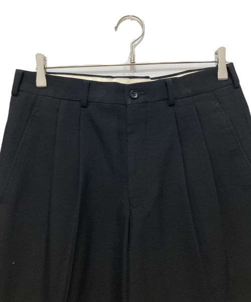 COMME des GARCONS HOMME PLUS（コムデギャルソンオムプリュス）COMME des GARCONS HOMME PLUS (コムデギャルソンオムプリュス) タックパンツ ブラック サイズ:Sの古着・服飾アイテム