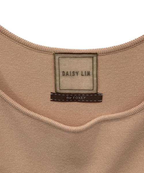 daisy lin for foxey（デイジーリン フォー フォクシー）daisy lin for foxey (デイジーリン フォー フォクシー) ノースリーブニットワンピース ピンク サイズ:40の古着・服飾アイテム