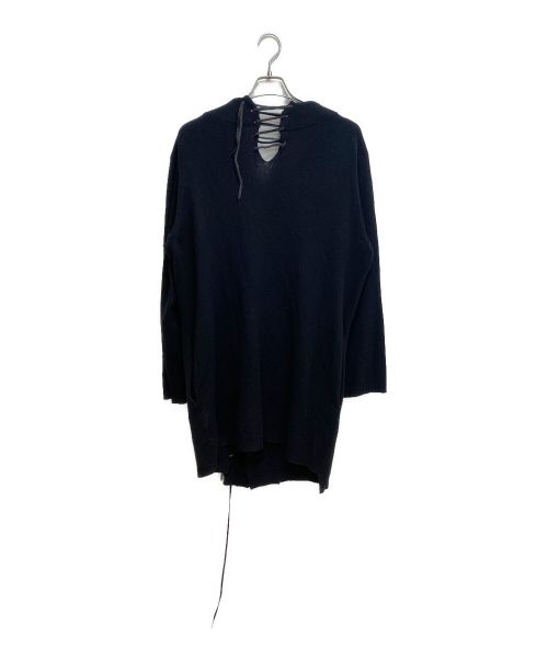 Yohji Yamamoto pour homme（ヨウジヤマモト プールオム）Yohji Yamamoto pour homme (ヨウジヤマモト プールオム) 22AW LEATHER STRING PS LETHER STRING CD ブラック サイズ:3の古着・服飾アイテム