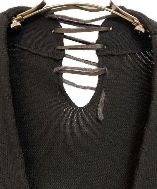 Yohji Yamamoto pour homme（ヨウジヤマモト プールオム）Yohji Yamamoto pour homme (ヨウジヤマモト プールオム) 22AW LEATHER STRING PS LETHER STRING CD ブラック サイズ:3の古着・服飾アイテム