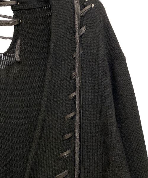 Yohji Yamamoto pour homme（ヨウジヤマモト プールオム）Yohji Yamamoto pour homme (ヨウジヤマモト プールオム) 22AW LEATHER STRING PS LETHER STRING CD ブラック サイズ:3の古着・服飾アイテム