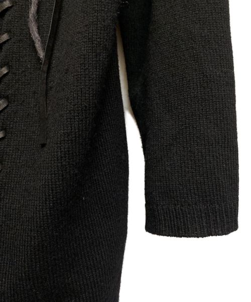 Yohji Yamamoto pour homme（ヨウジヤマモト プールオム）Yohji Yamamoto pour homme (ヨウジヤマモト プールオム) 22AW LEATHER STRING PS LETHER STRING CD ブラック サイズ:3の古着・服飾アイテム