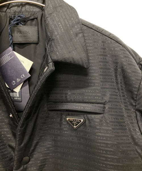 PRADA（プラダ）PRADA (プラダ) Re-nylon パデッドジャケット ブラック サイズ:M 未使用品の古着・服飾アイテム