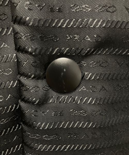 PRADA（プラダ）PRADA (プラダ) Re-nylon パデッドジャケット ブラック サイズ:M 未使用品の古着・服飾アイテム