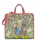 GUCCI×higuchi yukoグッチ×ヒグチユウコ）の古着「チルドレンズ GGスプリーム 2WAYトートバッグ」｜ベージュ