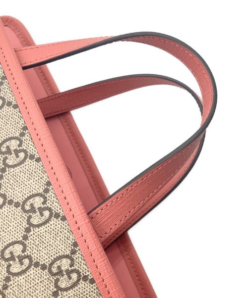 GUCCI（グッチ）GUCCI (グッチ) higuchi yuko (ヒグチユウコ) チルドレンズ GGスプリーム 2WAYトートバッグ ベージュ サイズ:-の古着・服飾アイテム