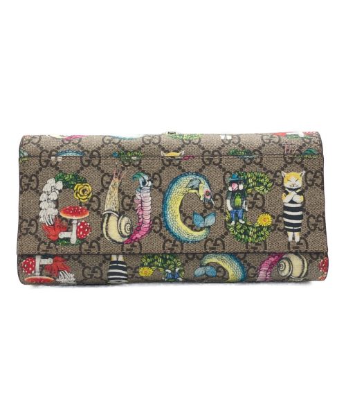 GUCCI（グッチ）GUCCI (グッチ) higuchi yuko (ヒグチユウコ) チルドレンズ GGスプリーム ショルダーバッグ ベージュ サイズ:-の古着・服飾アイテム