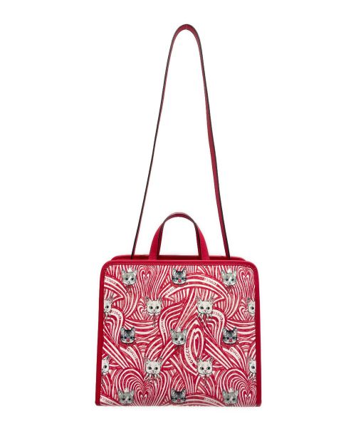GUCCI（グッチ）GUCCI (グッチ) ヒグチユウコ (ヒグチユウコ) チルドレンズ2WAYトートバッグ レッドの古着・服飾アイテム