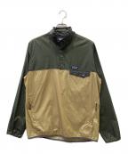 Patagoniaパタゴニア）の古着「フーディニ・スナップT・プルオーバー」｜カーキ