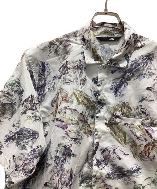 THE NORTH FACE（ザ ノース フェイス）THE NORTH FACE (ザ ノース フェイス) ショートスリーブウォールズシャツ ホワイト サイズ:Mの古着・服飾アイテム