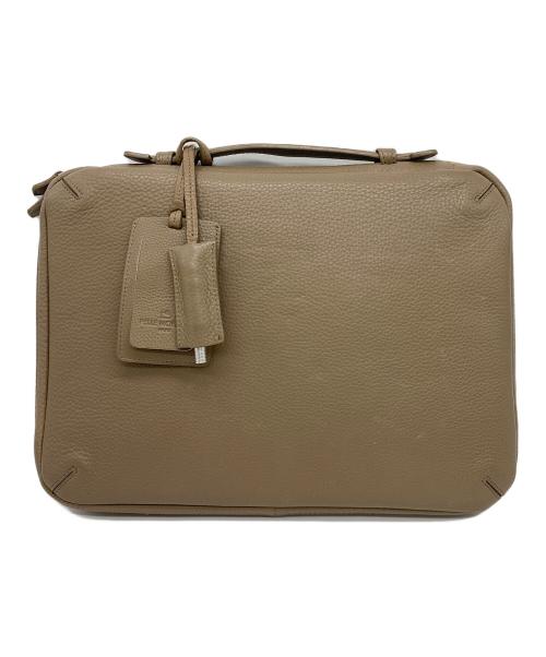 PELLE MORBIDA（ペッレモルビダ）PELLE MORBIDA (ペッレモルビダ) レザードキュメントケース ベージュの古着・服飾アイテム