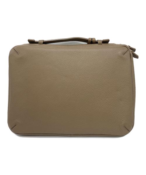 PELLE MORBIDA（ペッレモルビダ）PELLE MORBIDA (ペッレモルビダ) レザードキュメントケース ベージュの古着・服飾アイテム