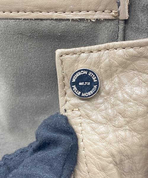 PELLE MORBIDA（ペッレモルビダ）PELLE MORBIDA (ペッレモルビダ) レザードキュメントケース ベージュの古着・服飾アイテム