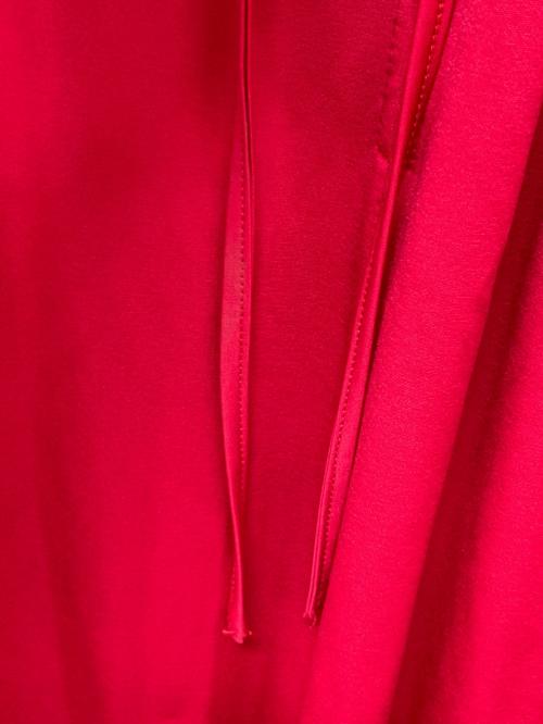 CABAN（キャバン）CABAN (キャバン) キュプラポリエステルジャージー ギャザーワンピース ピンク サイズ:Sの古着・服飾アイテム