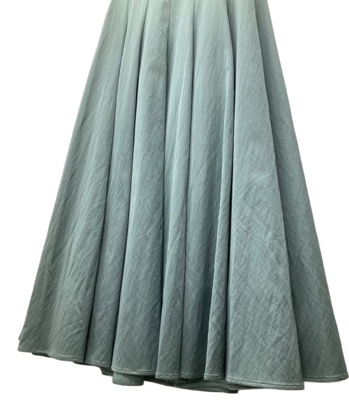LAUTRE AMONT DE CLASSE（ロートレアモン デュクラス）LAUTRE AMONT DE CLASSE (ロートレアモン デュクラス) ドラマティックシアーサテンスカート グリーン サイズ:SIZE 38の古着・服飾アイテム