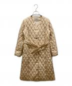 GRACE CONTINENTAL（グレースコンチネンタル）の古着「キルトダウンコート」｜アイボリー