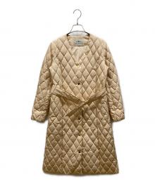 GRACE CONTINENTAL（（グレースコンチネンタル）の古着「キルトダウンコート」｜アイボリー