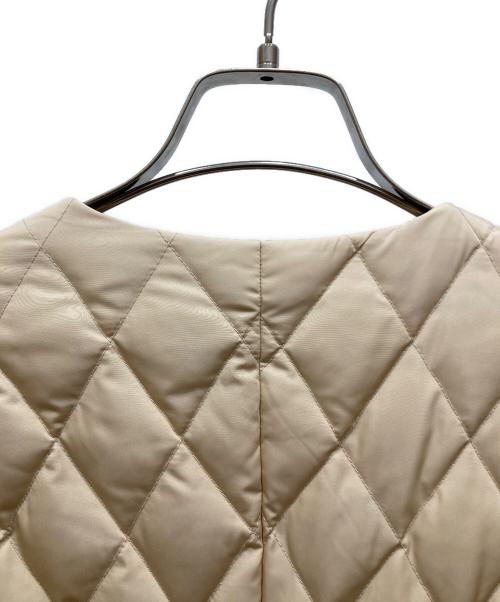 GRACE CONTINENTAL（（グレースコンチネンタル）GRACE CONTINENTAL (（グレースコンチネンタル) キルトダウンコート アイボリー サイズ:SIZE 36の古着・服飾アイテム