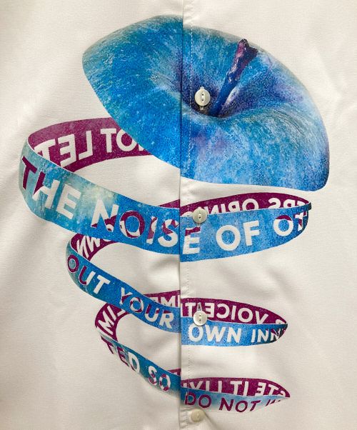 SHAREEF（シャリーフ）SHAREEF (シャリーフ) APPLE PEEL S/S SHIRTS ホワイト サイズ:1の古着・服飾アイテム