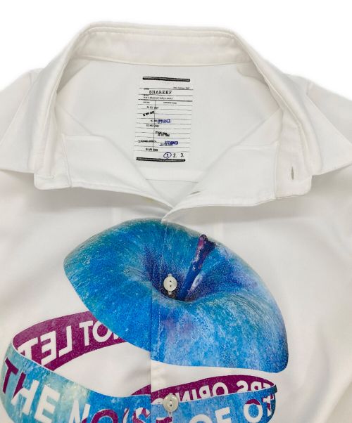 SHAREEF（シャリーフ）SHAREEF (シャリーフ) APPLE PEEL S/S SHIRTS ホワイト サイズ:1の古着・服飾アイテム